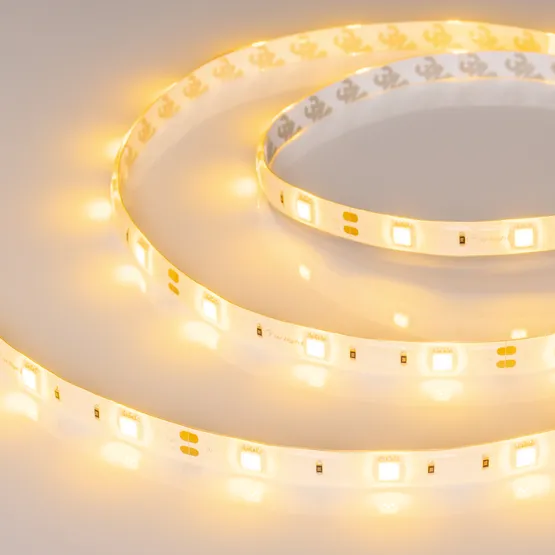 Фото #2 товара Светодиодная лента RTW 2-5000SE 12V Yellow (5060, 150 LED, LUX) (Arlight, 7.2 Вт/м, IP65)