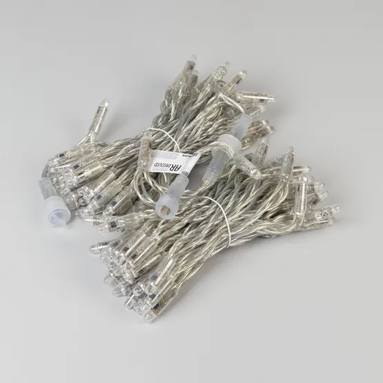 Фото #2 товара Светодиодная гирлянда ARD-STRING-CLASSIC-15000-CLEAR-100LED-LIVE RGB-SPI (12V, 53W) (Ardecoled, IP65, 1 год)