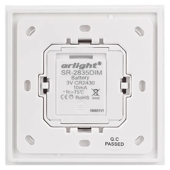 Фото #2 товара Панель Rotary SR-2835DIM-RF-UP White (3V, DIM) (Arlight, IP20 Пластик, 3 года)