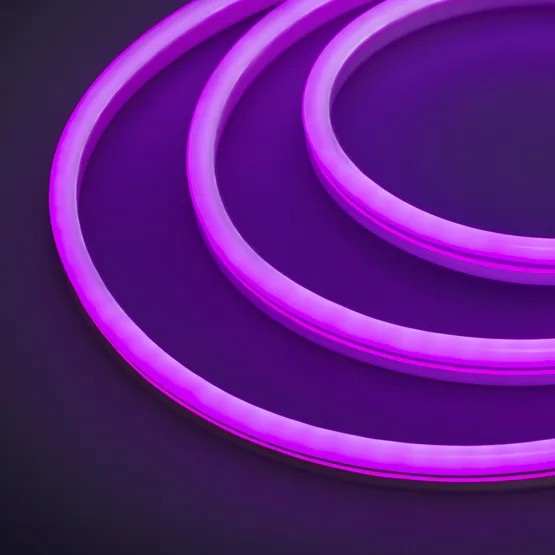 Фото #2 товара Образец Гибкий неон GALAXY-1608-5000CFS-2835-100 12V Purple 0.5M (16x8mm, 12W, IP67) (Arlight, 12 Вт/м, IP67)