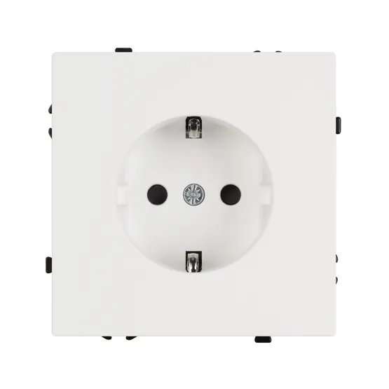 Фото #3 товара ARL NOBE Розетка зк со шторками софт-тач белый кварц SCT-MEU-SFPL-WH (250V, 16A) (Arlight, -)