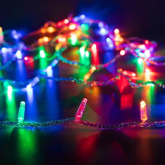 Фото #1 товара Светодиодная гирлянда ARD-STRING-CLASSIC-10000-CLEAR-100LED-LIVE RGB (230V, 7W) (Ardecoled, IP65, 1 год)