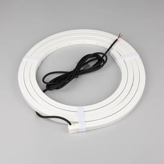 Фото #4 товара Светодиодная лента герметичная NOVA-TOP-PU-A120-16x15mm 24V Warm3000 (10 W/m, IP68, 3m, wire x1) (Arlight, Полиуретан)