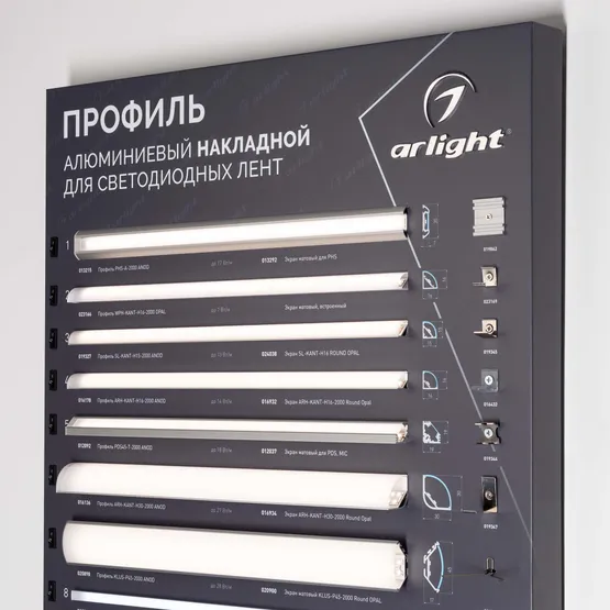 Фото #3 товара Стенд Профиль Накладной LUX-E9-1760x600mm (Arlight, -)