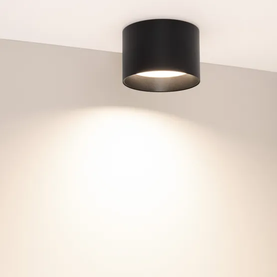 Фото #4 товара Светильник SP-BISCOTTO-R120-12W Warm3300-MIX (BK, 80 deg, 230V) (Arlight, IP54 Металл, 5 лет)