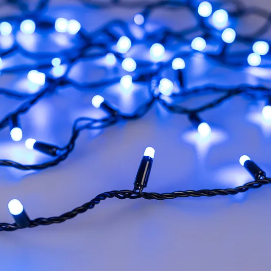 Фото #4 товара Светодиодная гирлянда ARD-STRING-CLASSIC-10000-BLACK-100LED-MILK-SYNC RGB (230V, 6.5W, RF ПДУ, 3000) (Ardecoled, IP65)