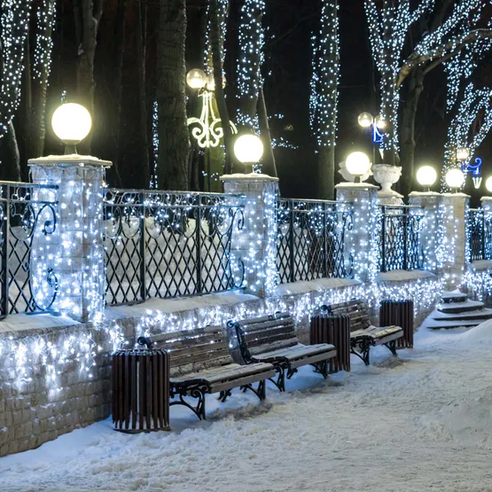 Фото #4 товара Светодиодная гирлянда ARD-EDGE-CLASSIC-2400x600-CLEAR-88LED-MILK-STD White (230V, 6W) (Ardecoled, IP65, 1 год)