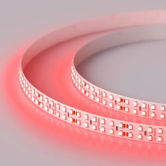 Фото #5 товара Светодиодная лента RT 2-5000 24V Red 2x2 (3528, 1200 LED, LUX) (Arlight, 19.2 Вт/м, IP20)