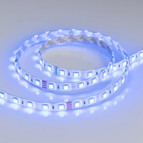 Фото #6 товара Светодиодная лента герметичная RTW-SE-B60-10mm 24V RGB (14.4 W/m, IP65, 5060, 5m) (Arlight, -)
