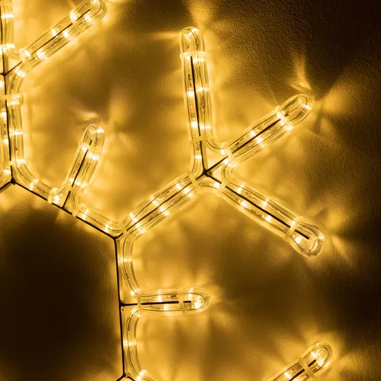 Фото #3 товара Фигура светодиодная ARD-SNOWFLAKE-M5-600x600-360LED Warm (230V, 20W) (Ardecoled, IP65, 1 год)