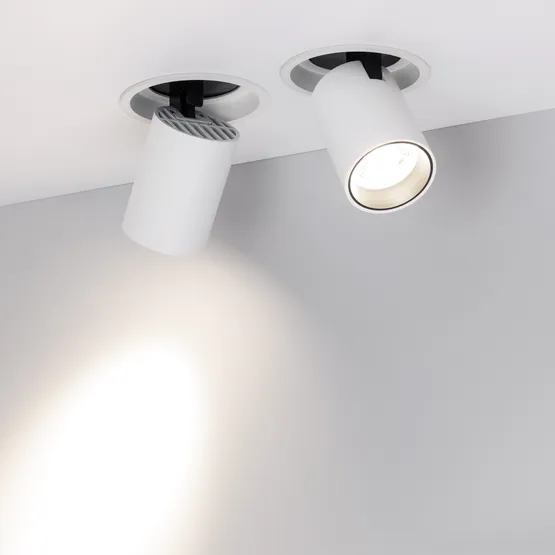 Фото #3 товара Светильник LTD-PULL-R100-10W Day4000 (WH, 24 deg, 230V) (Arlight, IP20 Металл, 5 лет)
