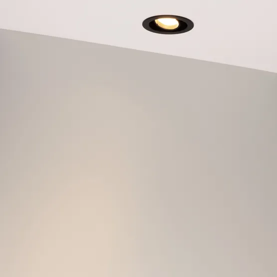 Фото #2 товара Светильник MS-VORTEX-BUILT-R90-12W Warm3000 (BK-BK, 40 deg, 230V) (Arlight, IP20 Металл, 5 лет)