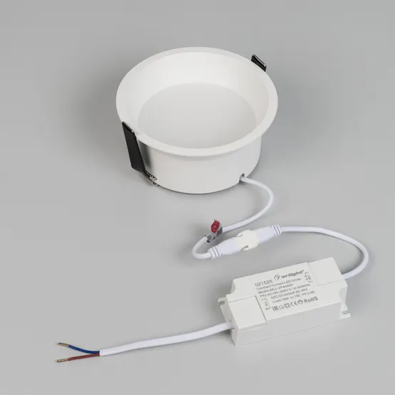 Фото #5 товара Светильник MS-BREEZE-BUILT-R125-16W Day4000 (WH, 90 deg, 230V) (Arlight, IP20 Металл, 3 года)
