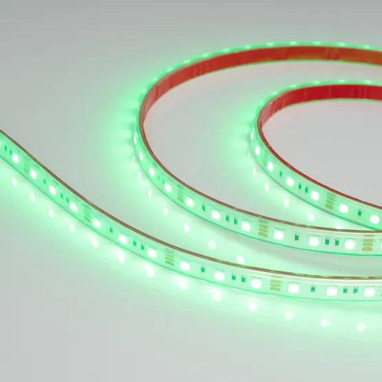 Фото #4 товара Светодиодная лента RTW 2-5000P 12V RGB 2x (5060, 300 LED, LUX) (Arlight, 14.4 Вт/м, IP66)