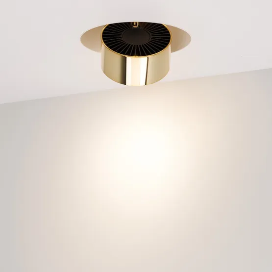 Фото #3 товара Светильник SP-PLURIO-BUILT-TRIMLESS-R160-9W Day4000 (WH-BRS, 36 deg, 230V) (Arlight, IP20 Металл, 3 года)