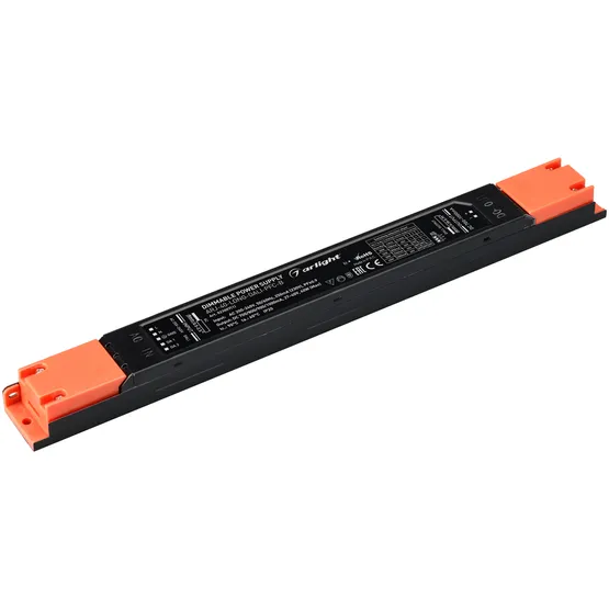 Фото товара Блок питания ARJ-40-LONG-DALI-PFC-B (40W, 700-1000mA) (Arlight, IP20 Металл, 5 лет)