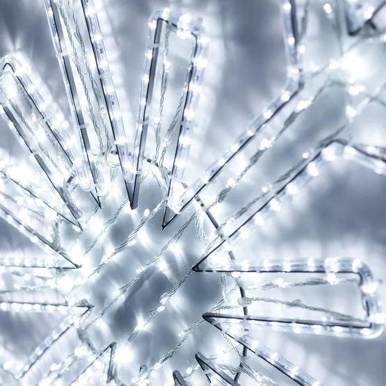 Фото #4 товара Фигура светодиодная ARD-SNOWFLAKE-M11-1250x1200-604LED White (230V, 36.5W) (Ardecoled, IP65, 1 год)