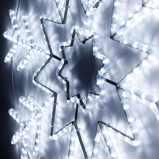 Фото #2 товара Фигура светодиодная ARD-SNOWFLAKE-M8-950x950-540LED White (230V, 33W) (Ardecoled, IP65, 1 год)