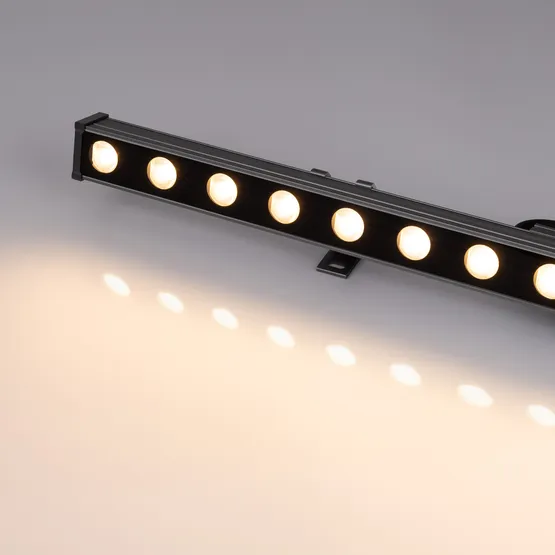 Фото #3 товара Линейный прожектор AR-LINE-760-18W Warm3000 (GR, 15x60 deg, 230V) (Arlight, IP65 Металл, 3 года)