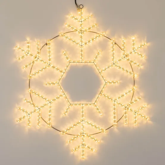 Фото #3 товара Фигура светодиодная ARD-SNOWFLAKE-M10-1000x900-504LED Warm (230V, 31W) (Ardecoled, IP65, 1 год)
