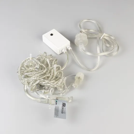 Фото #3 товара Светодиодная гирлянда ARD-STRING-HOME-5000-CLEAR-50LED-LIVE RGB (230V, 3.5W) (Ardecoled, IP20, 1 год)
