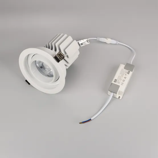 Фото #6 товара Светильник MS-VORTEX-BUILT-R135-30W Warm3000 (WH-WH, 30 deg, 230V) (Arlight, IP20 Металл, 5 лет)