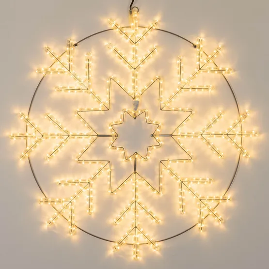 Фото #4 товара Фигура светодиодная ARD-SNOWFLAKE-M8-950x950-540LED Warm (230V, 33W) (Ardecoled, IP65, 1 год)