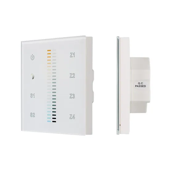 Фото #1 товара Панель Sens SR-2830B-AC-RF-IN White (220V,MIX+DIM,4зоны) (Arlight, IP20 Пластик, 3 года)