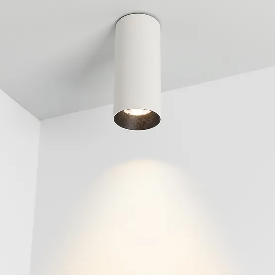 Фото #2 товара Светильник SP-POLO-SURFACE-R65-8W White5000 (WH-BK, 40 deg) (Arlight, IP20 Металл, 3 года)