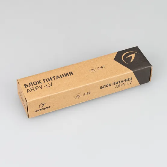 Фото #3 товара Блок питания ARPV-LV24025 (24V, 1.0A, 24W) (Arlight, IP67 Пластик, 2 года)