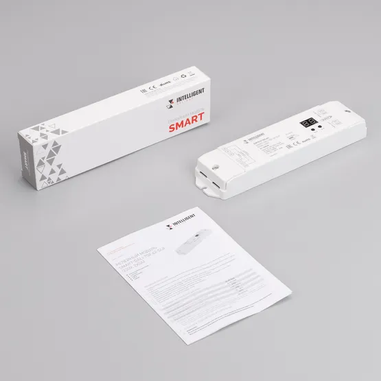 Фото #3 товара INTELLIGENT ARLIGHT Релейный модуль SMART-DALI-702-62-SUF (230V, 2x5A) (IARL, IP20 Пластик, 5 лет)