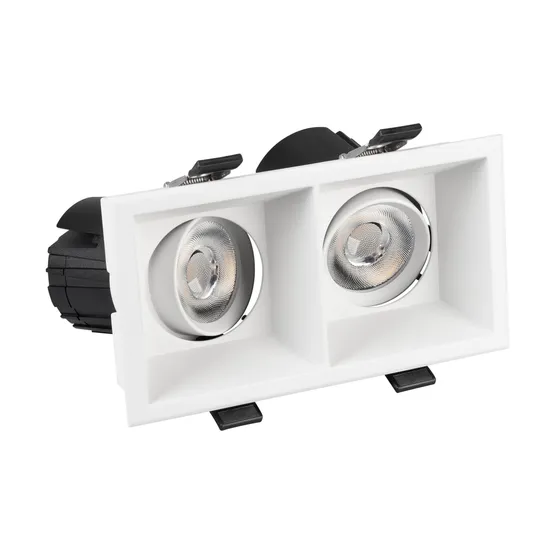 Фото #5 товара Светильник MS-FLOW-BUILT-S157x85-2x12W Warm3000 (WH, 38 deg, 230V) (Arlight, IP20 Металл, 5 лет)