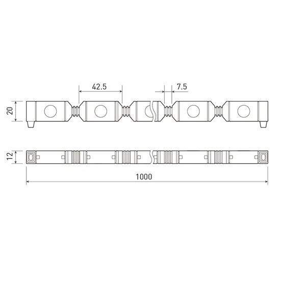 Фото #5 товара Гибкий прожектор AR-FLB-FLEX-1000-18W-220V Warm 30deg (Arlight, Закрытый)