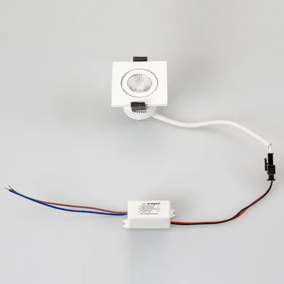 Фото #2 товара Светодиодный светильник LTM-S50x50WH 5W Warm White 25deg (Arlight, IP40 Металл, 3 года)