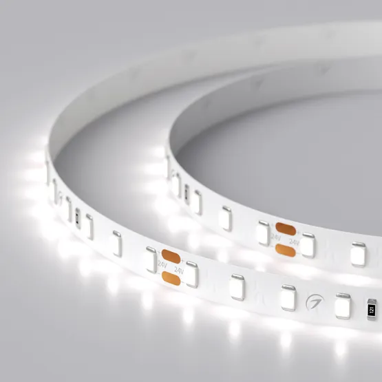 Фото #2 товара Светодиодная лента RT 2-5000 24V White6000 1.6x (2835, 490 LED, PRO) (Arlight, 10 Вт/м, IP20)