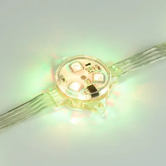 Фото #3 товара Модуль управляемый DMX-B3-D30 12V RGB (0.72W, IP68, 140 deg) (Arlight, Пластик, 3 года)