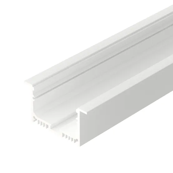 Фото #2 товара Профиль с экраном SL-LINIA62-F-2500 WHITE+OPAL (Arlight, Алюминий)