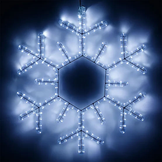 Фото #1 товара Фигура cветодиодная ARD-SNOWFLAKE-M5-600x600-216LED White (230V, 15W) (Ardecoled, IP65, 1 год)