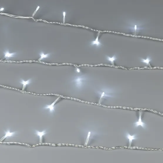 Фото #2 товара Светодиодная гирлянда ARD-STRING-HOME-5000-CLEAR-50LED-STD WHITE (230V, 3.5W) (Ardecoled, IP20, 1 год)