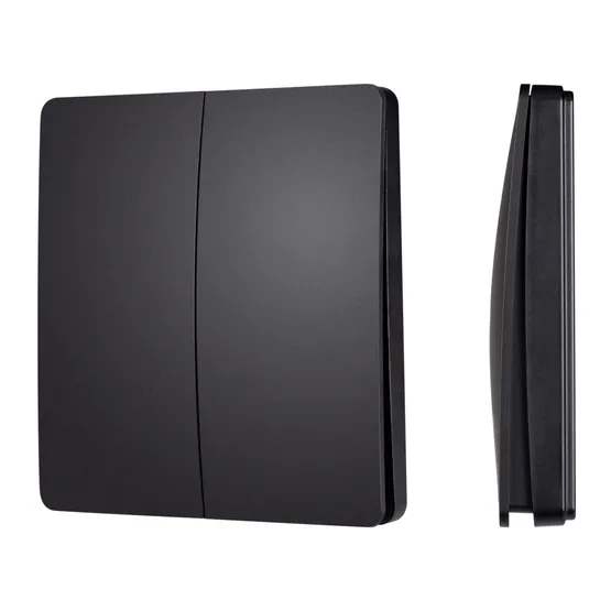 Фото #1 товара INTELLIGENT ARLIGHT Кнопочная панель KINETIC-801-22-2G-WP-SUF Black (No battery, IP67, 433Mhz) (IARL, IP67 Пластик, 3 года)
