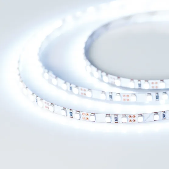 Фото #1 товара Светодиодная лента RT-A120-5mm 12V Cool 15K (9.6 W/m, IP20, 2835, 5m) (Arlight, 9.6 Вт/м, IP20)