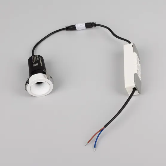 Фото #5 товара Светильник MS-ARADO-BUILT-R35-3W Warm3000 (WH-WH, 36 deg, 230V) (Arlight, IP20 Металл, 5 лет)