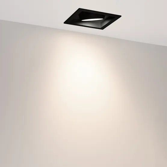 Фото #3 товара Светильник MS-VORTEX-BUILT-S140x140-30W Day4000 (BK-BK, 50 deg, 230V) (Arlight, IP20 Металл, 5 лет)