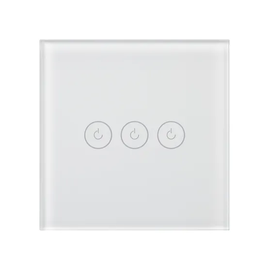 Фото #3 товара Выключатель сенсорный SWT-OMALI-S03-ZB-WH (250V, 10A, Zigbee) (Arlight, Стекло)