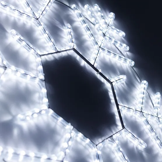 Фото #2 товара Фигура светодиодная ARD-SNOWFLAKE-M10-1000x900-504LED White (230V, 31W) (Ardecoled, IP65, 1 год)