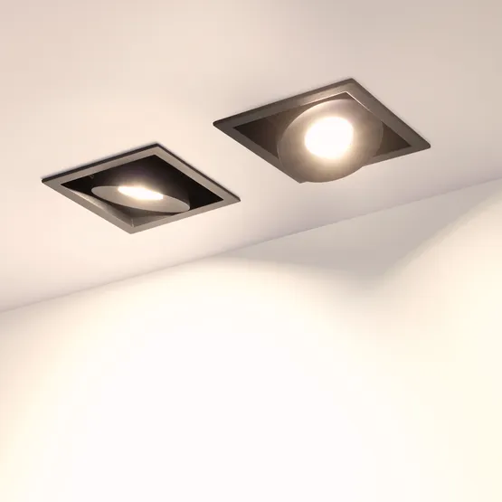 Фото #4 товара Светильник CL-SIMPLE-S80x80-9W Warm3000 (BK, 45 deg) (Arlight, IP20 Металл, 3 года)