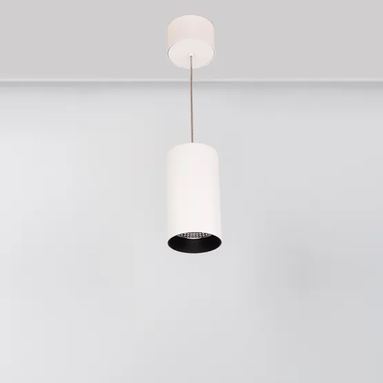 Фото #3 товара Светильник подвесной SP-POLO-R85-2-15W Day White 40deg (White, Black Ring) (Arlight, IP20 Металл, 3 года)