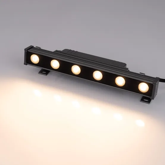 Фото #3 товара Линейный прожектор AR-LINE-300-6W Warm2700 (GR, 30 deg, 230V) (Arlight, IP65 Металл, 3 года)