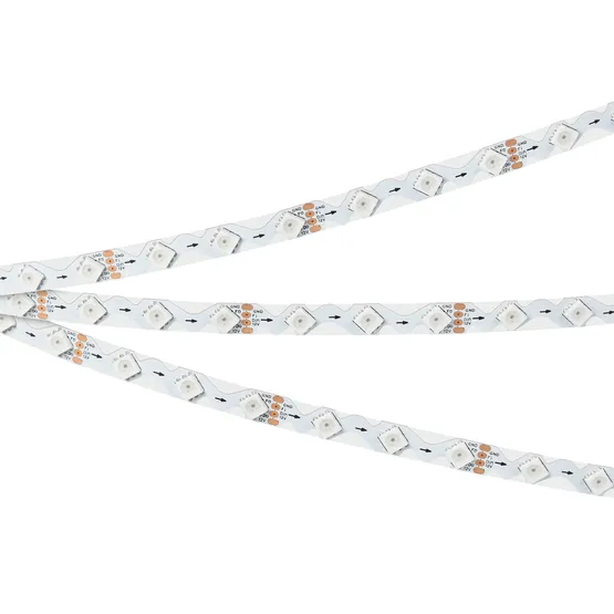 Фото #4 товара Светодиодная лента SPI-RZ-B60-8mm 12V RGB-PX1-BPT (9 W/m, IP20, 5060, 5m) (Arlight, -)