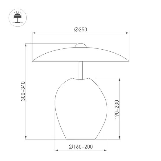 Фото #6 товара Светильник SP-UMANI-TAB-S25x34-6W Warm2700 (BK, 90 deg, 230V) (Arlight, IP20 Натуральный камень, 5 лет)